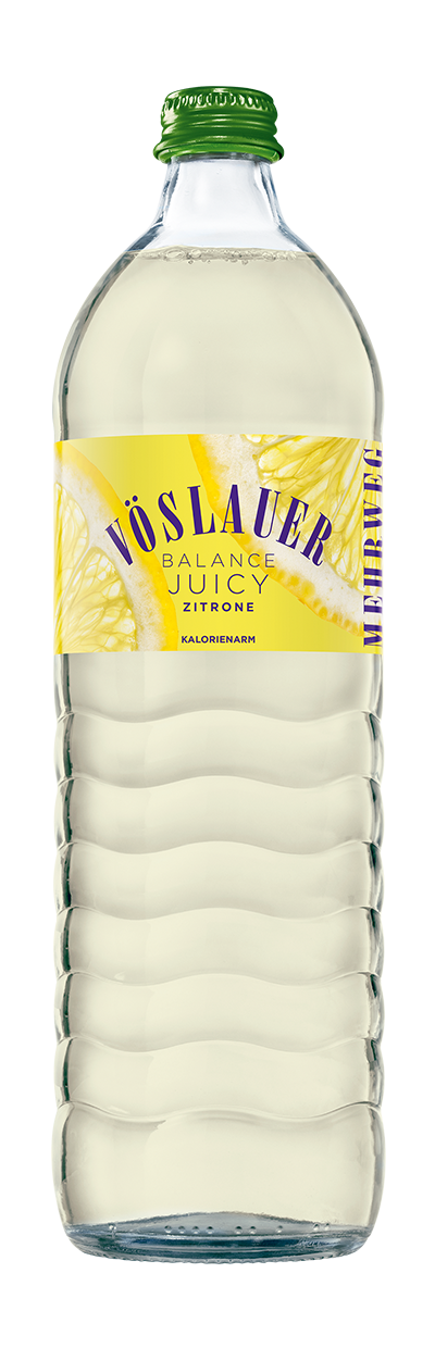 Produktabbildung Zitrone 1,0 l Glas-Mehrweg glas